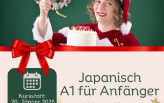 Du willst 2025 endlich mit Japanisch durchstarten? Dann sichere dir jetzt schon deinen Platz für den neuen A1 Japanischkurs für Anfänger bei uns! Für diesen Kurs brauchst du kein Vorwissen, wir begleiten dich auf deinem Weg.