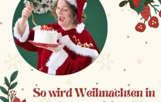 Am 24.12. ist in Japan leider kein Feiertag. Gefeiert wird Weihnachten aber trotzdem, besonders wenn kleine Kinder in der Familie sind. Da gibt es Weihnachtskuchen (Biskuit gefüllt mit Schlagsahne und Erdbeeren) bzw. isst man mancherorts gebackenes Hühnchen – z.B. von KFC. Zwecks Geschenke-Einkauf sind die Schlangen vor den Kassen genau so lang wie bei uns, wenn nicht noch länger.