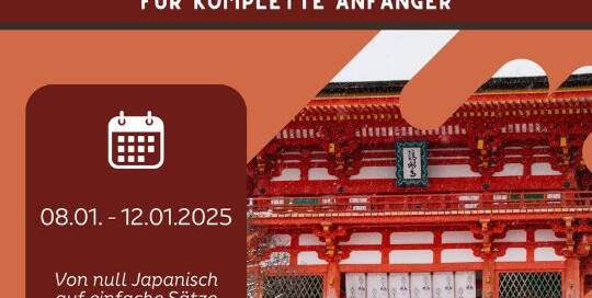 Bald ist es soweit, unser neuer A1 Anfängerkurs startet am 20. Jänner 2025. Davor gibt es eine kostenlose Japanischlernchallenge für dich, bei der du in unseren Kurs reinschnuppern kannst!
