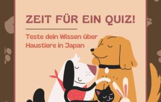 Zur Abwechslung gibt’s heute mal ein kleines Quiz zum Thema Haustiere in Japan! *(Nach einer Umfrage aus dem Jahr 2023, bei der ca. 20.000 Personen befragt worden sind.)