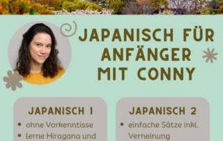 Online-Selbstlerner-Kurse sind nichts für dich? Du möchtest lieber regelmäßige Termine, um Japanisch zu lernen? – Ausgezeichnet!