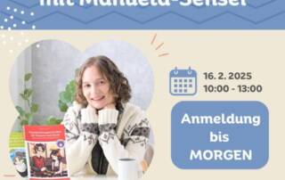 Nur noch wenige Tage, dann geht es los! Du willst auch mitmachen? Dann melde dich bis morgen an, um dir deinen Platz zu sichern.