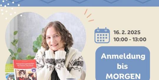 Nur noch wenige Tage, dann geht es los! Du willst auch mitmachen? Dann melde dich bis morgen an, um dir deinen Platz zu sichern.