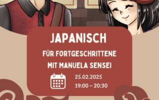 Du bist kein Japanisch-Anfänger mehr? Dann lies hier weiter! Lerne gemeinsam mit Manuela Sensei in ihrem neuen online Live-Kurs!