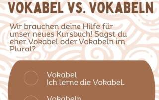 Unser Team arbeitet derzeit an einem brandneuen Kursbuch, das wir in Zukunft in unseren Kursen verwenden möchten.