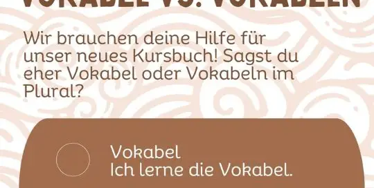 Unser Team arbeitet derzeit an einem brandneuen Kursbuch, das wir in Zukunft in unseren Kursen verwenden möchten.