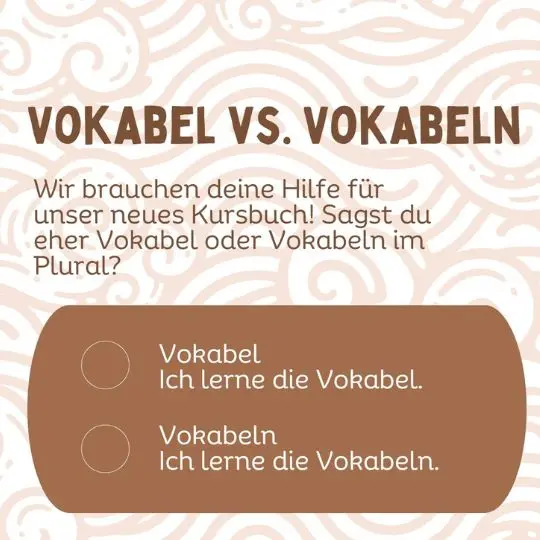 Unser Team arbeitet derzeit an einem brandneuen Kursbuch, das wir in Zukunft in unseren Kursen verwenden möchten.
