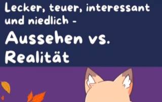 Sieht das Essen nur lecker aus oder schmeckt es auch tatsächlich? (Eine Frage, die man sich in Japan für gewöhnlich nicht stellen muss - beides trifft zu! 😋) In diesem Video lernst du aber, wie du das Aussehen von etwas beschreiben kannst bzw. wie du sagen kannst, dass etwas lecker, teuer, interessant/lustig oder niedlich ist. 🐮 Du willst noch mehr Japanisch? Mach bei unserer kostenlosen Challenge ab dem 15. September mit