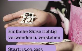 1 Woche Japanisch lernen - mit dem Team von Japanischlernen.at. Am 15.09 geht es los!