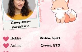 Vielleicht hast du Conny-sensei in den vergangenen Tagen schon einmal in einem Reel gesehen? Auch sie wird dich bei der Japanischlern-Challenge für Anfänger betreuen.