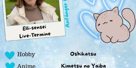 Heute lernst du Elli-sensei kennen, auch sie ist bei der Japanischlern-Challenge für Anfänger dabei!