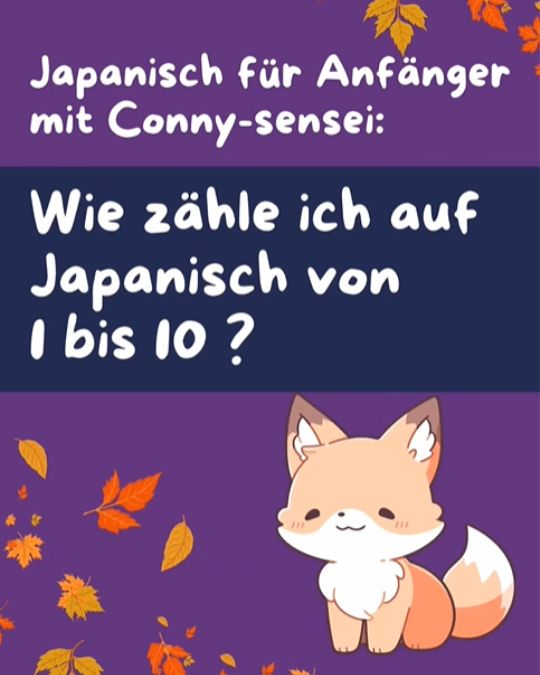 Wie zählt man auf Japanisch von eins bis zehn? Indem man gaaaanz viel Sport macht....oder einfach nur mitspricht! XD Im Hintergrund hörst du übrigens Elli-sensei als Coach! 💪🏽 Du willst noch mehr Japanisch? Mach bei unserer kostenlosen Challenge ab dem 15. September mit.