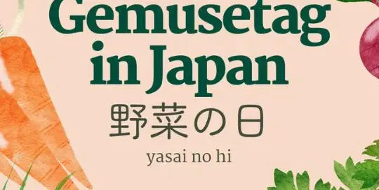 In Japan gibt es diverse spezielle Tage, die sich aus der Lesung des Datums entwickelt haben. Der 31. August, oder in der in Japan üblichen Schreibweise von Daten, der 8月31日, ist in Japan als 野菜の日 やさいのひ „yasai no hi“ bekannt.