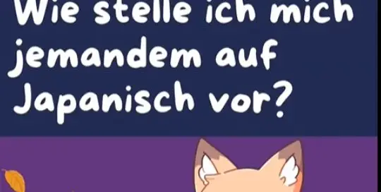 Du willst dich jemandem auf Japanisch vorstellen können? Dann sprich mir nach! ^o^ Du willst noch mehr Japanisch? Mach bei unserer kostenlosen Challenge ab dem 15. September mit