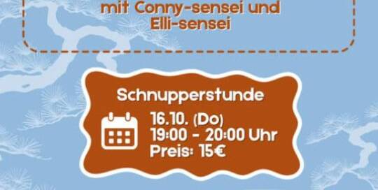 Flüssig(er) Japanisch sprechen? Dann notier dir den 16.10.: Schnupperstunde für den Kurs "Japanisch im Alltag" mit dem Fokus auf Sprechen!