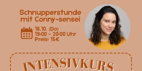 Morgen ist es soweit! Schnupper in unseren Sprechkurs hinein und das nur für 15€. Du willst endlich deine Sprechängste überwinden? Das schaffst du hier in diesem Kurs. Am 20. November startet nämlich wieder der Intensivkurs "Japanisch im Alltag" mit Elli-sensei und Conny-sensei. Schnupperstunde: am 16.10.2025 (Do) Uhrzeit: 19:00 - 20:00 Preis: 15€ Voraussetzungen: ✏ Anfänger, ab A1.1 bis inklusive A1.3 Falls du schon etwas fortgeschrittener sein solltest, aber trotzdem gerne teilnehmen möchtest, gib bitte bei der Kursanmeldung dein aktuelles Level an! Anmeldung und nähere Infos findest du auf unserer Website: https://japanischlernen.at/japanisch-intensivkurs/
