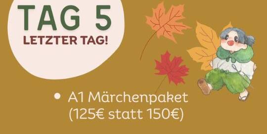 LETZTER TAG von unserem Momiji-Herbstsale! Hast du schon bei einem unserer Angebote zugeschlagen? Nein? Dann solltest du es heute tun.
