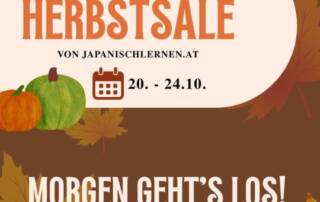 Bereit für morgen? Der große Momiji-Herbstsale beginnt! Vom 20. - 24. Oktober erwarten dich täglich neue Angebote