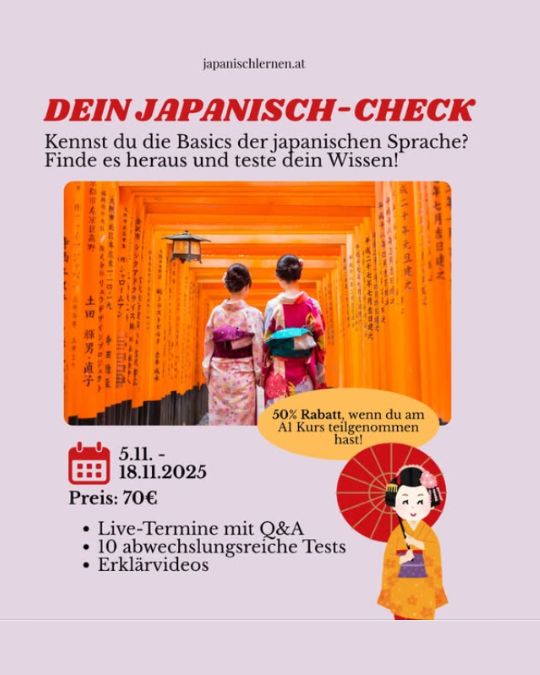 In einer Woche geht es los!
Du hast den A1 Kurs abgeschlossen oder willst dein Wissen auffrischen? Dann bist du hier richtig!