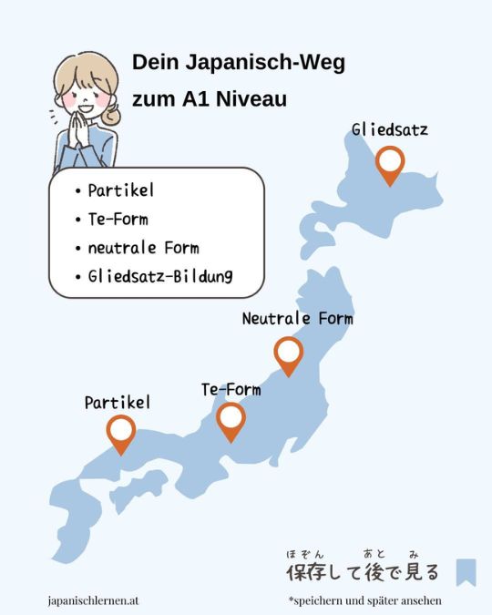 Der Weg vom kompletten Anfänger bis zum A1 Niveau hat einige Zwischenstopps. Weißt du genau, welche das sind? Wenn du deine Zwischenstopps weißt, kannst du deine Japanischlern-Reise einfacher planen und ans Ziel kommen.