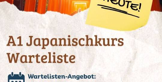 Melde dich jetzt an uns sichere dir deinen Platz im neuen Kurs! Derzeit läuft unser Wartelisten-Angebot, aber nur für kurze Zeit! Schlag also lieber schnell zu