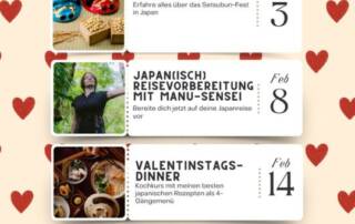 Bald ist der Jänner schon vorbei und der Februar steht an! Wie du den letzten Rest vom Winter überstehen kannst? Na mit unserem Kursprogramm zum Japanischlernen