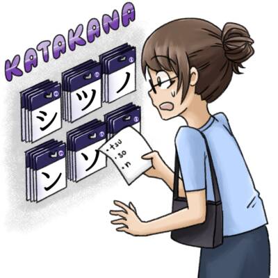 Katakana-bild für Werbung copy