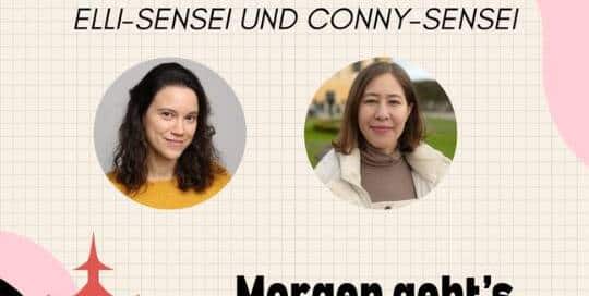 Auf Japanisch sprechen? So schaffst du es! Sei mit dabei beim neuen "Japanisch im Alltag"-Kurs mit Conny-sensei und Elli-sensei.