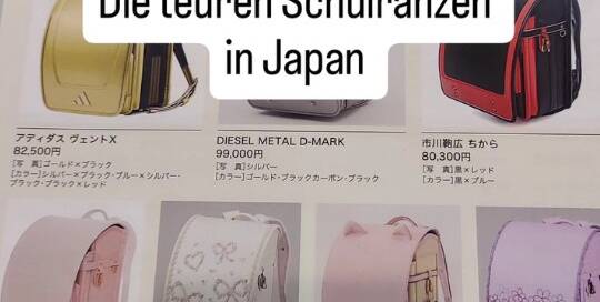 Mein Sohn hat seit gestern Frühlingsferien 春休み haru-yasumi. Das Schuljahr endet im März und beginnt im April. Auch für Schulanfänger:innen.