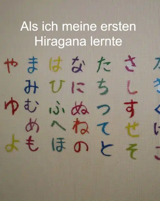 Kannst du dich noch erinnern, wie es war, als du deine ersten Hiragana und Katakana geschrieben hast? Und als du gemerkt hast, dass du erste japanische Wörter lesen konntest?