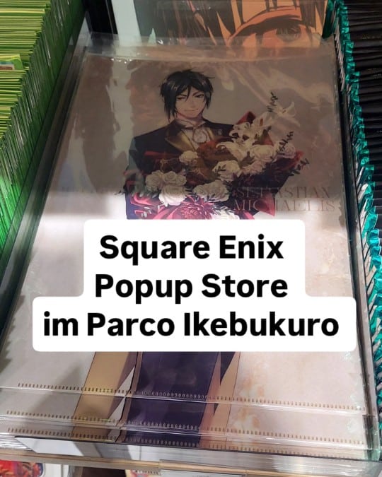 Aktuell mache ich Reisebegleitung in Tokyo. Heute waren wir unter anderem im PopupStore von Square Enix. Meine Kundin hat gut zugeschlagen.
